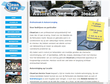 Tablet Screenshot of cleancars.nl